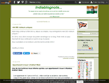 Tablet Screenshot of indiablognote.com